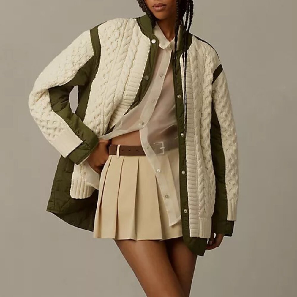 RAG AND BONE ! Winnie Mixed Media Jacket (XXS)